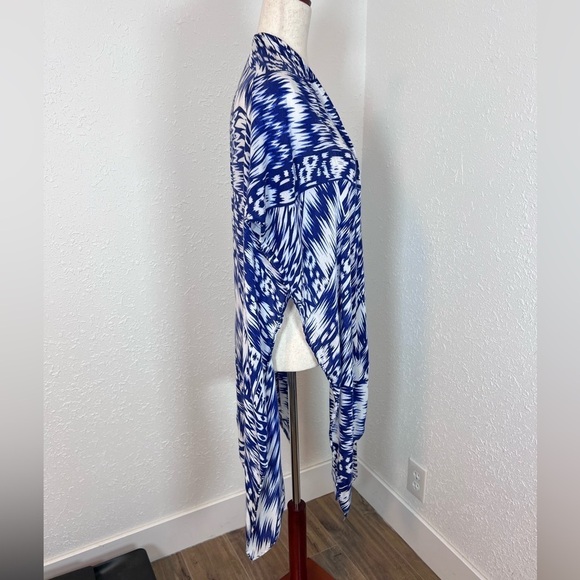 Michael Stars Ikat Print Kimono Convertible Wrap - Picture 5 of 8